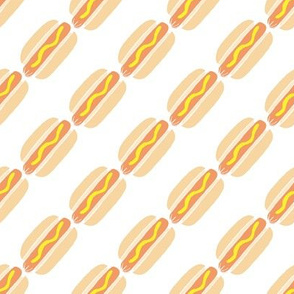 hot dog stripes- small scale