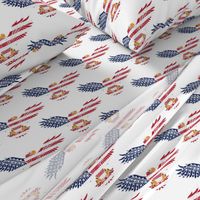 American Eagle Large Pattern 2 on White