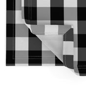 Small Black White Gingham Checked Square Pattern