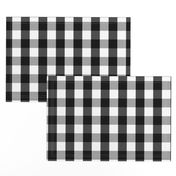 Small Black White Gingham Checked Square Pattern