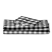 Small Black White Gingham Checked Square Pattern