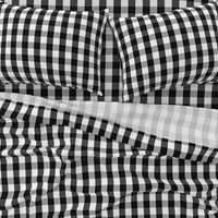 Small Black White Gingham Checked Square Pattern