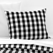 Small Black White Gingham Checked Square Pattern