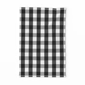 Small Black White Gingham Checked Square Pattern