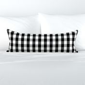 Small Black White Gingham Checked Square Pattern