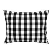 Small Black White Gingham Checked Square Pattern