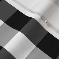 Small Black White Gingham Checked Square Pattern