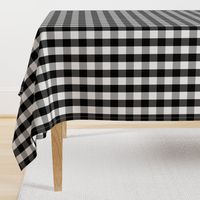 Small Black White Gingham Checked Square Pattern