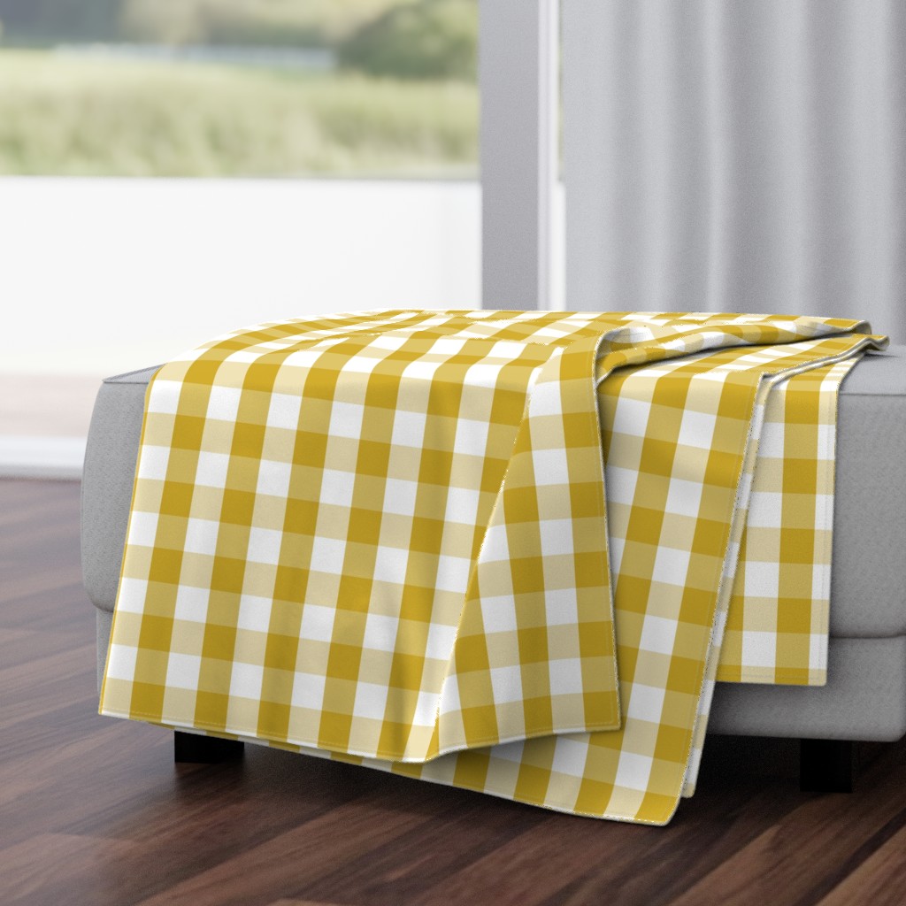 Primrose Yellow Mini Gingham Check Plaid