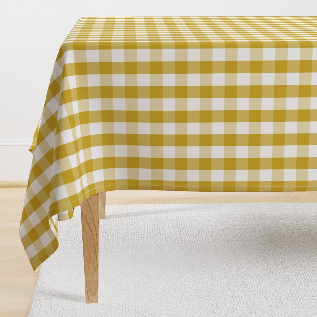 Primrose Yellow Mini Gingham Check Plaid