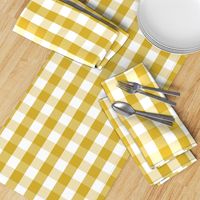 Primrose Yellow Mini Gingham Check Plaid