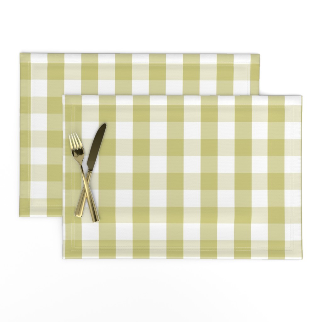 Fern Green Mini Gingham Check Plaid