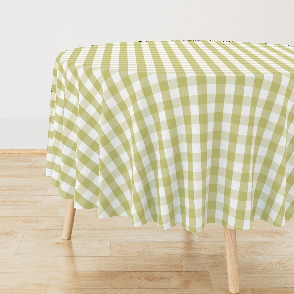 Fern Green Mini Gingham Check Plaid