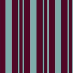 JP8 - Burgundy and Teal Rhythmic Stripe