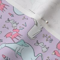  Enchanted Creatures Repeat  PURPLE // by Sweet Melody Designs