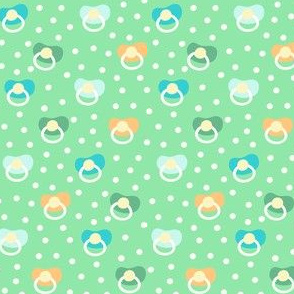 Pacis and Dots in Green