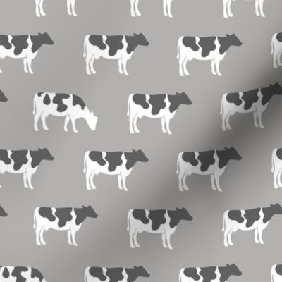 cows on grey - farm life C18BS