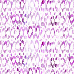 pink watercolor ikat pattern || abstract design