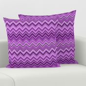 Violet Purple Chevron Stripe