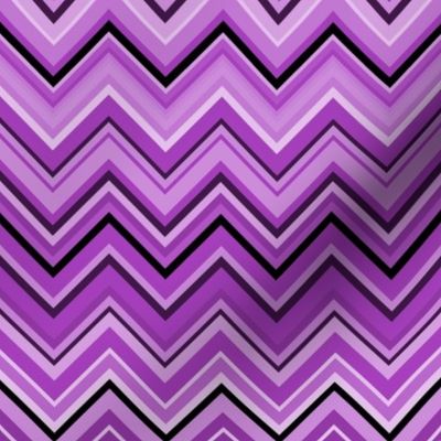 Violet Purple Chevron Stripe