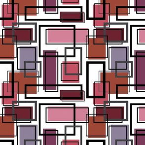 Bauhaus Geometric accent pattern