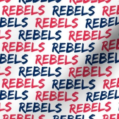 Rebels - Red and blue