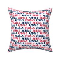 Rebels - Red and blue