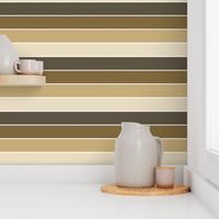 Russet & Desert Brown Horizontal Stripe