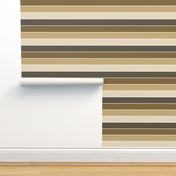 Russet & Desert Brown Horizontal Stripe