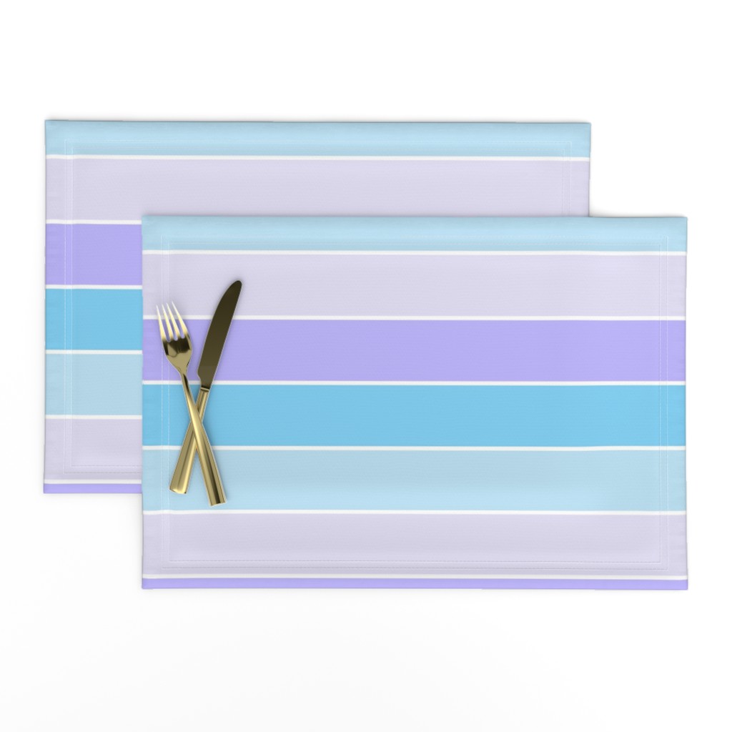 Pastel Periwinkle Baby Blue Stripe