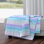 Pastel Periwinkle Baby Blue Stripe