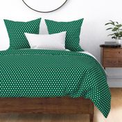 green polka dots