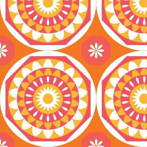 Circle Tiles citrus