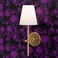 Large purple skulls gothic