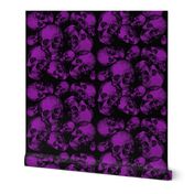 Large purple skulls gothic