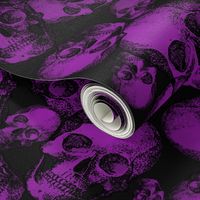 Large purple skulls gothic