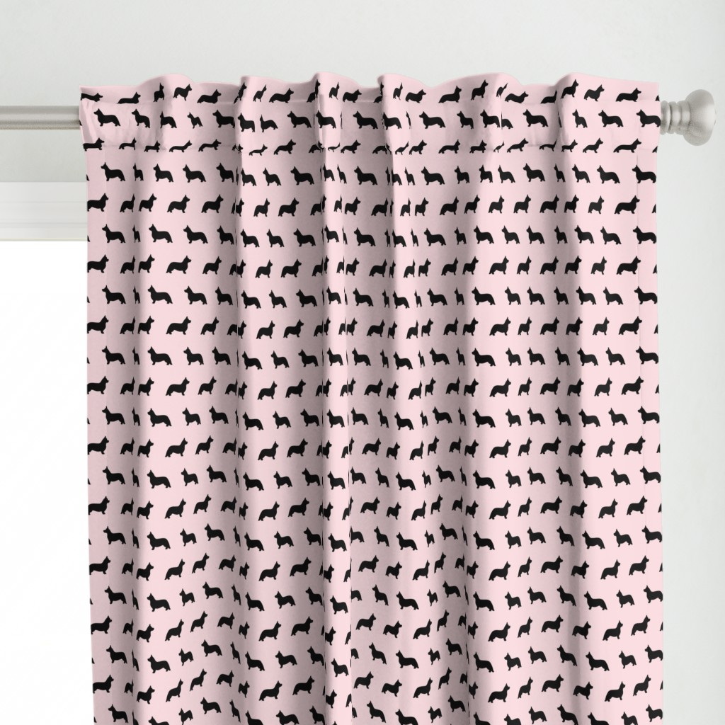 Corgi Cardigan Welsh Silhouette Pink