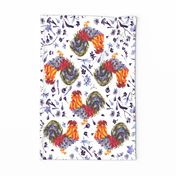 rooster kitchen towel