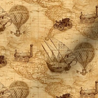 old explorers map