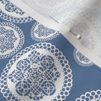 Blue Doilies