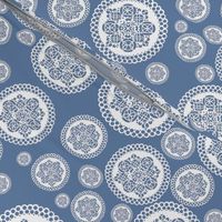 Blue Doilies