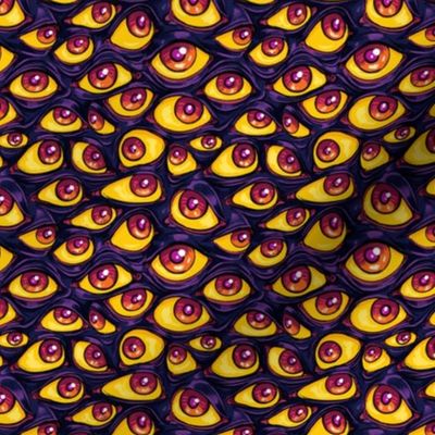  Wall of Eyes in Dark Purple