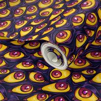  Wall of Eyes in Dark Purple