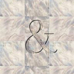 Marble ampersand handkerchief