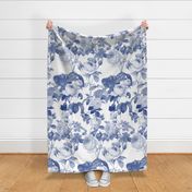 Belles Fleurs ~  Jolie Rayure ~ Willow Ware Blue and White 