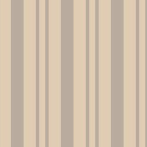 JP9 - Pearl Grey and Taupe Rhythmic Stripes