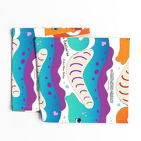 Sally the Seahorse Cut and Sew Purple
