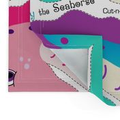 Sally the Seahorse Cut and Sew Purple