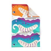 Sally the Seahorse Cut and Sew Purple