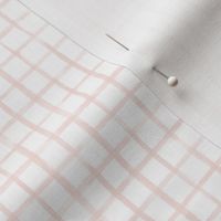 Small Scale Soft Pink Watercolor Grid